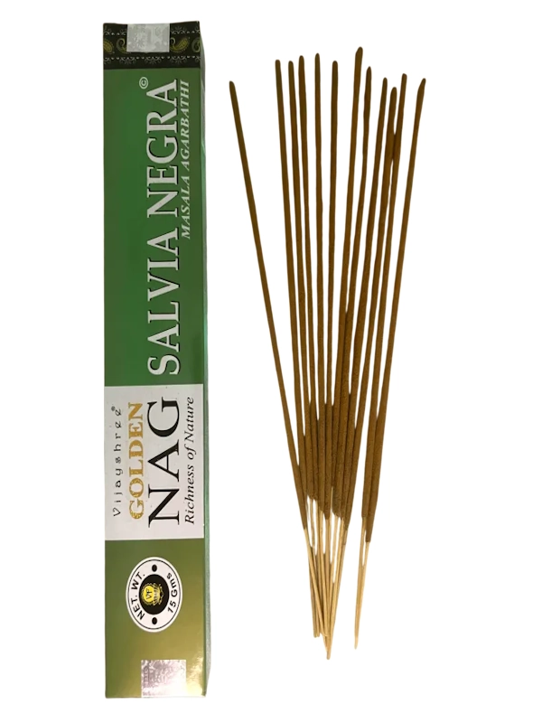Contraportada-Incienso-Golden-Nag-Dark-Sage-de-Vijayshree-organico-Agarbati-Masala-Contenido-ofrecido-por-INCIENSOSHOP