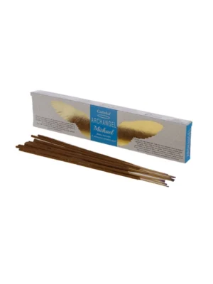 Incienso Michael Raphael Divine Series de Goloka aroma celestial floral y balsámico ideal para conexión con energías angélicas meditación profunda y protección espiritual