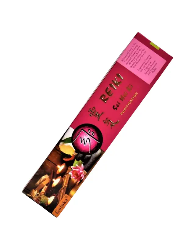 Varillas de incienso Reiki Sei He Ki Goloka — purificación energética para sanación y equilibrio, ideal para sesiones de Reiki, meditación y rituales de autocuidado