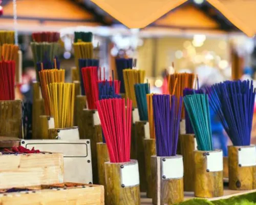 Colores fuertes en inciensos