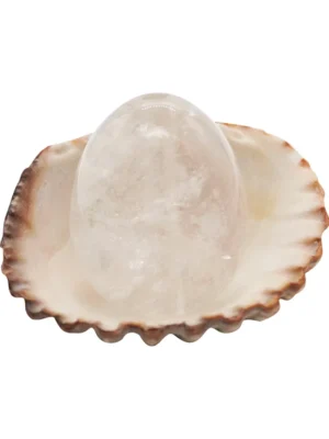Producto huevo forma suave y natural ideal como soporte para conos de incienso o como elemento decorativo en altares y espacios de meditación promueve la armonía y la conexión espiritual