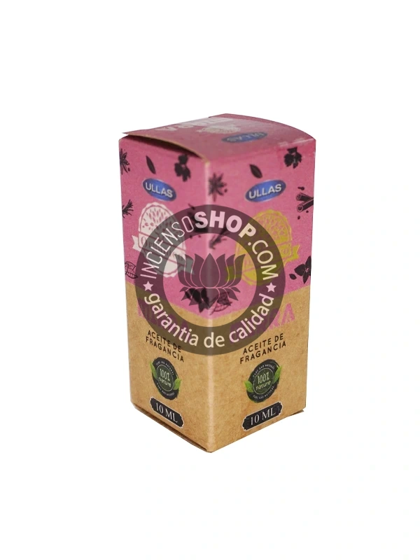 Aceite Mirra de Ullass caja de pie aroma místico y sagrado con propiedades de protección contra energías negativas fomenta la paz interior y se usa tradicionalmente para la consagración de objetos y espacios