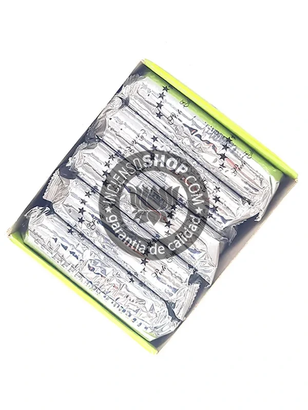 Caja de pastillas de carbón número 3 forma de caracola ideal para quemar resinas y sahumerios en rituales de purificación energética meditación y ceremonias espirituales