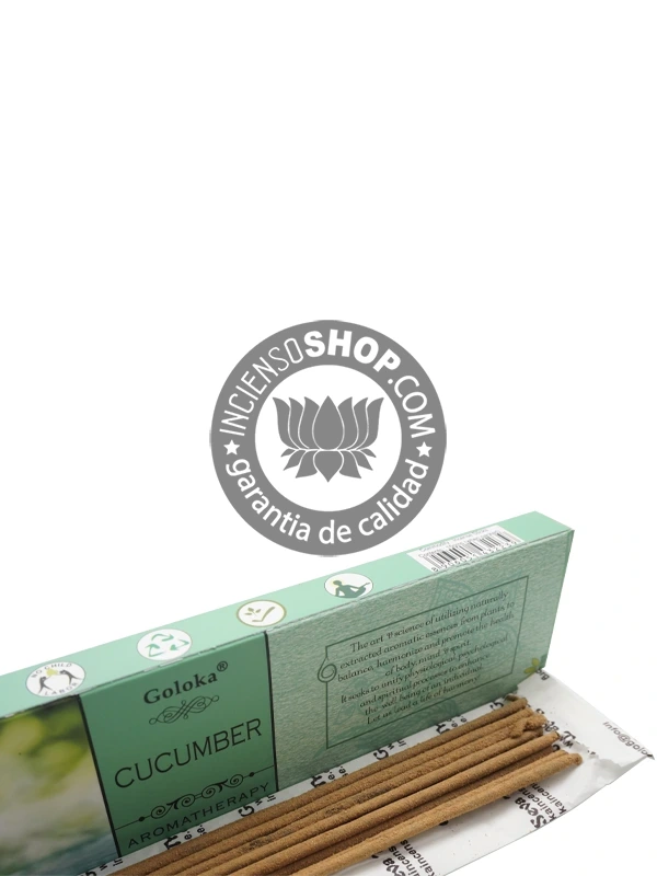 Goloka Aromaterapia Pepino unidad zoom, con un aroma fresco, suave y revitalizante para la mente; es utilizado para aliviar la tensión, el estrés y promover una sensación de tranquilidad y bienestar.