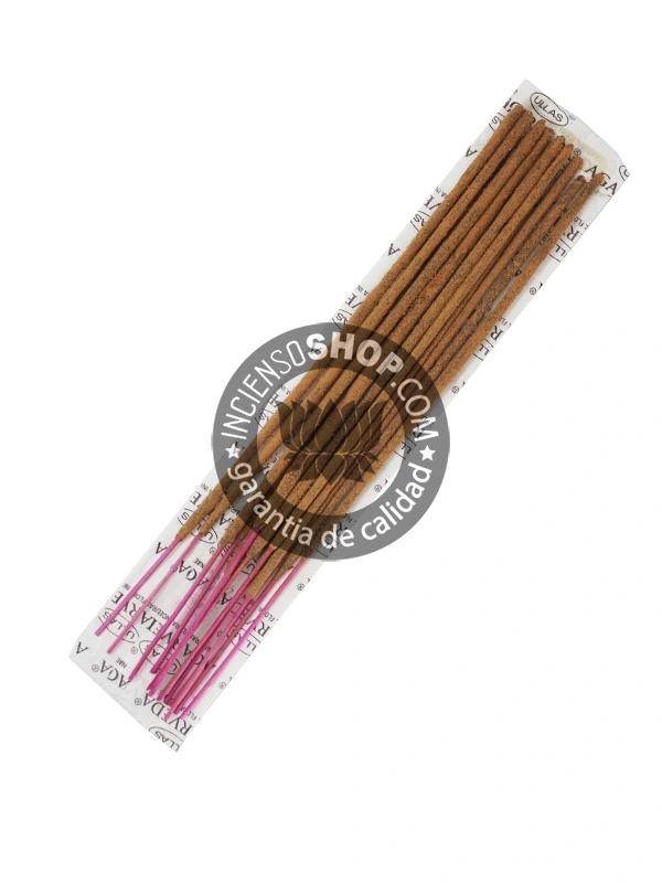 Incienso Ullass Palo Santo con Rosa producto varillas, se utiliza para limpiezas energéticas profundas y; para atraer el amor incondicional, sanar el corazón y elevar la vibración del hogar.