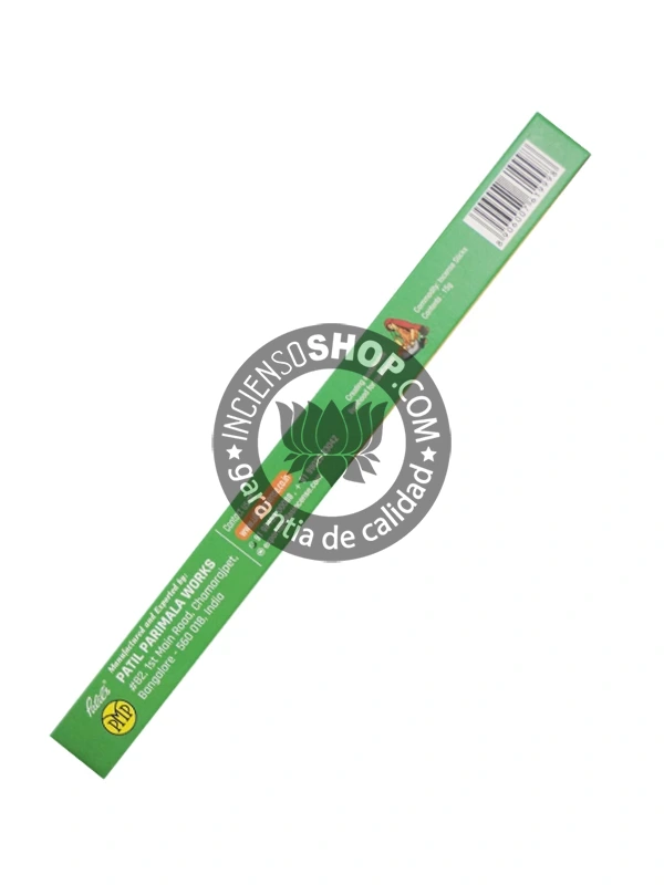 Incienso Ullas Palosanto con Ruda paquete individual vista de lado aroma amaderado herbal e intenso que combina la purificación del palosanto con el poder protector de la ruda ideal para la limpieza energética la protección contra el mal de ojo y atraer la prosperidad.