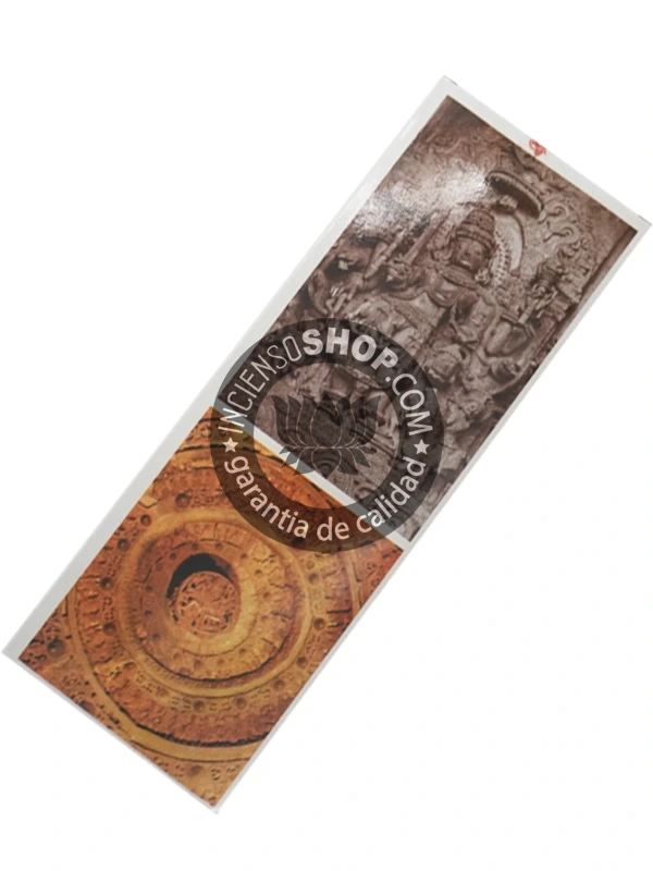 Caja hexagonal de incienso Padmini Spiritual Guide vista por detrás aroma floral suave y místico ideal para guía espiritual meditación y conexión con la intuición