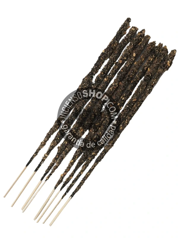 Varillas de incienso palo santo y romero Sagrada Madre aroma herbal fresco con notas maderosas y cítricas ideal para purificación energética claridad mental y protección espiritual en rituales ancestrales