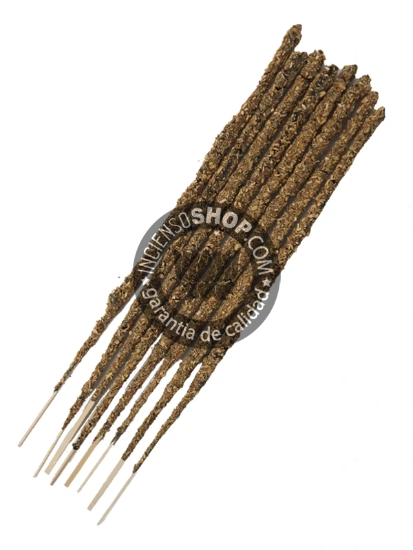 Varillas de incienso palo santo y champa Sagrada Madre aroma floral místico con notas cítricas y maderosas ideal para purificación energética elevación espiritual y armonización de espacios sagrados