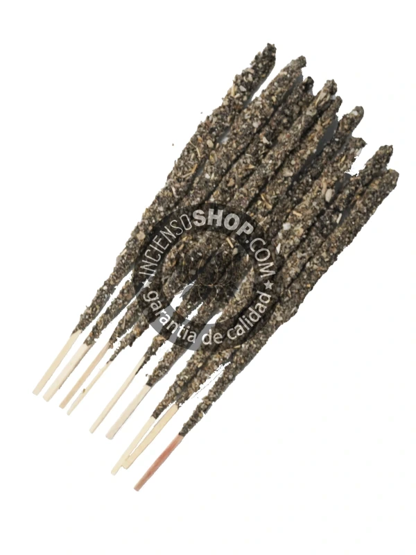 Varillas de sahumerio salvia blanca línea hierbas aroma herbal intenso y purificador ideal para limpieza energética eliminación de vibraciones negativas y restauración del equilibrio espiritual en rituales ancestrales