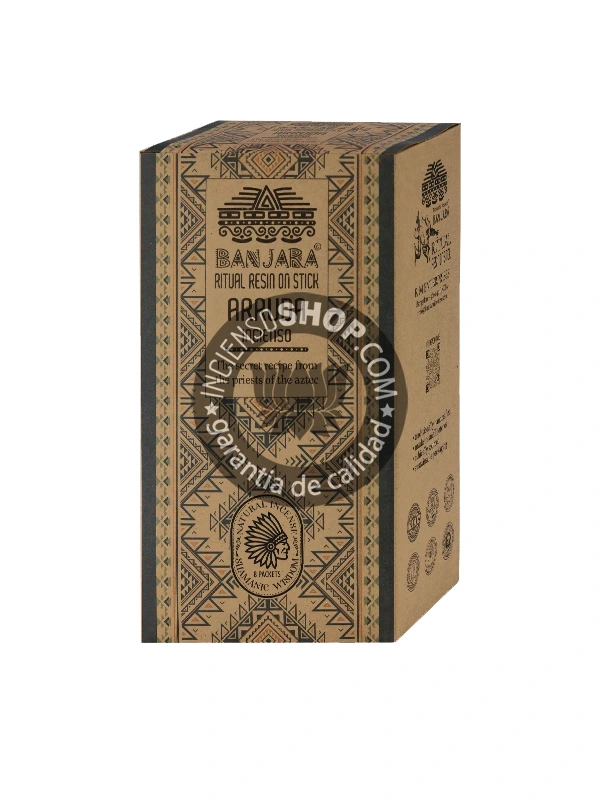 Incienso de Arruda Ritual Resin de Banjara Agarbatti Masala hecho a mano en caja de 8 uds de 25g