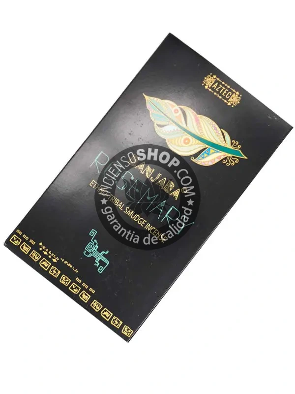 Incienso de Romero etnico de Banjara organico Agarbatti Masala hecho a mano en caja de 12 unidades de 15g