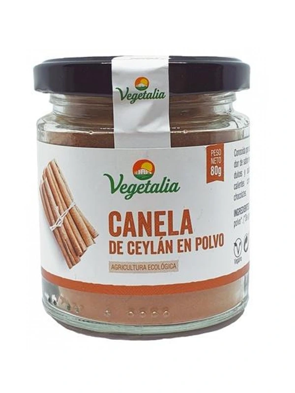 Canela en polvo eco vegan de Vegetalia 80g