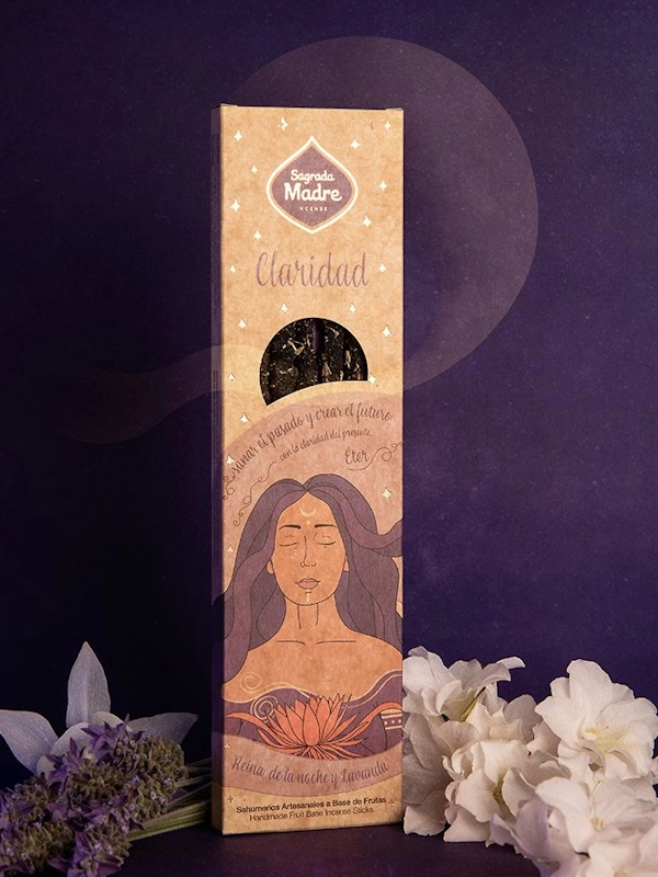 Incienso 5 Elementos Éter - Claridad de Sagrada Madre orgánico hecho a mano con Amor en Argentina en unidad de 20 gramos