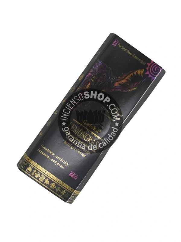 Shot de incienso ciervo lemon grass organico Animal Spirit de Goloka agarbatti masala unidad 20g