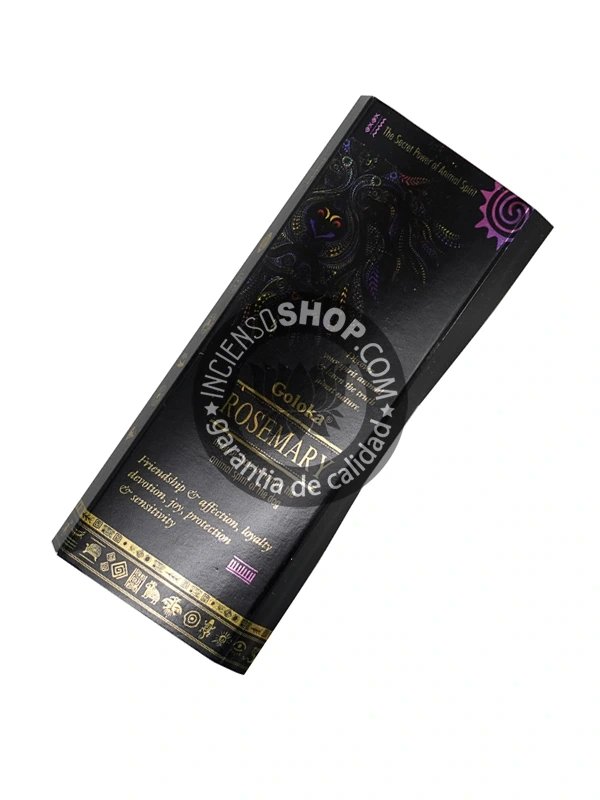 Shot de incienso perro romero orgánico Animal Spirit de Goloka agarbatti masala unidad 20g