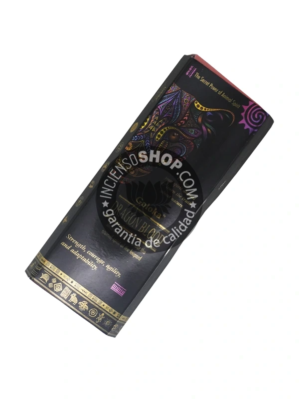 Shot de incienso leopardo sangre de dragon orgánico Animal Spirit de Goloka agarbatti masala unidad 20g