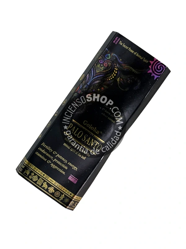 Shot de incienso toro palo santo organico Animal Spirit de Goloka agarbatti masala unidad 20g