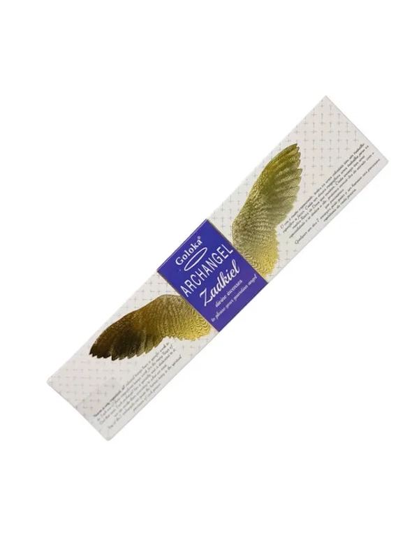 Incienso Archangel Zadkiel Divine Series de Goloka organico Agarbatti Masala unidad de 15g