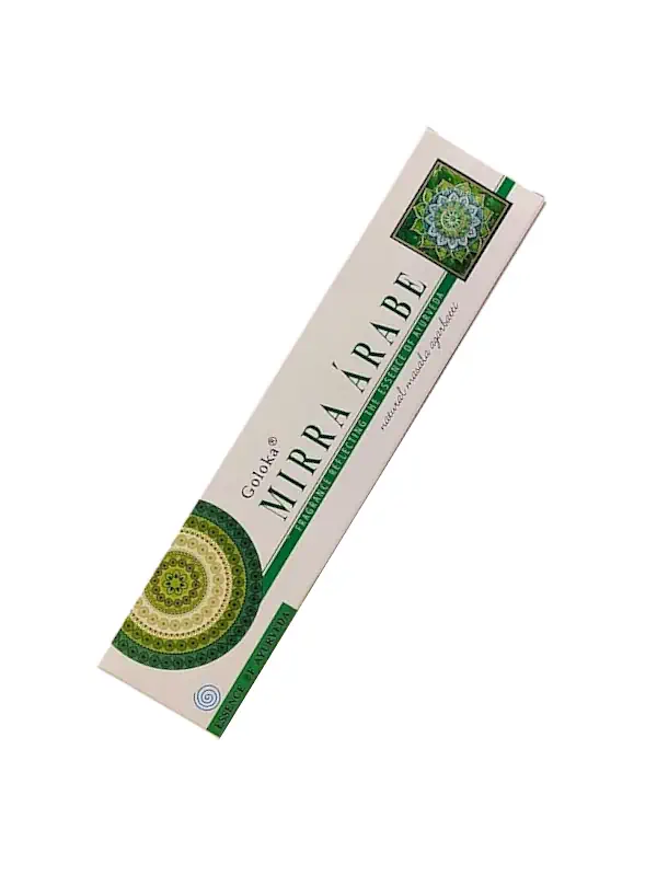 Incienso Mirra Arabe Essence of Ayurveda de Goloka Agarbatti Masala hecho a mano unidad de 15g