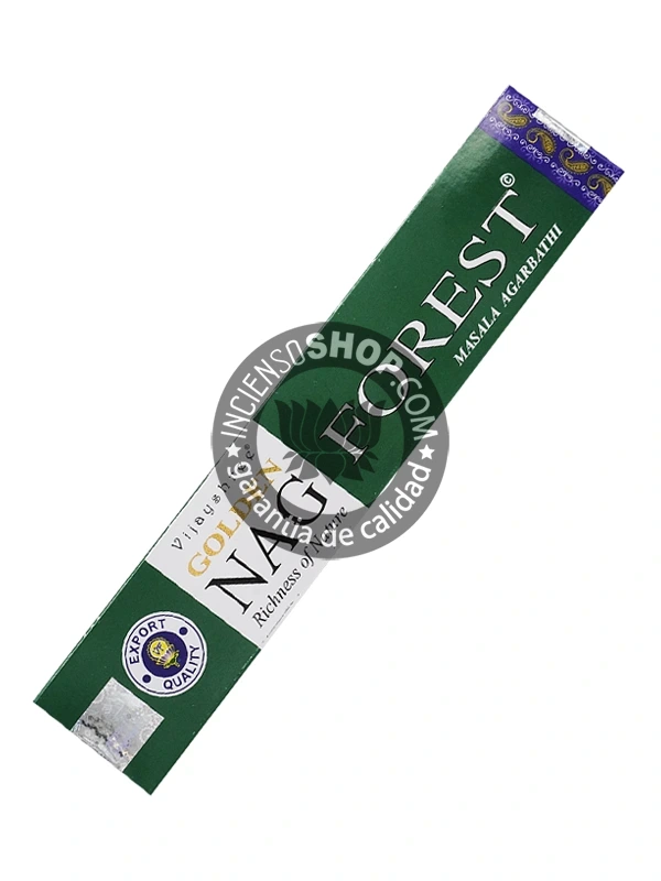 Incienso Golden Nag Forest de Vijayshree Agarbatti Masala unidad de 15g