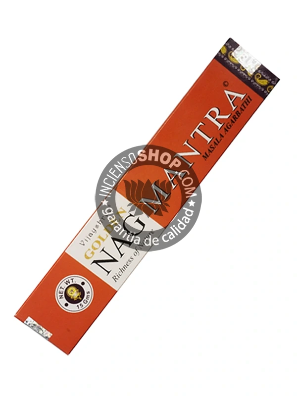 Incienso Golden Nag Mantra de Vijayshree Agarbatti Masala unidad de 15g