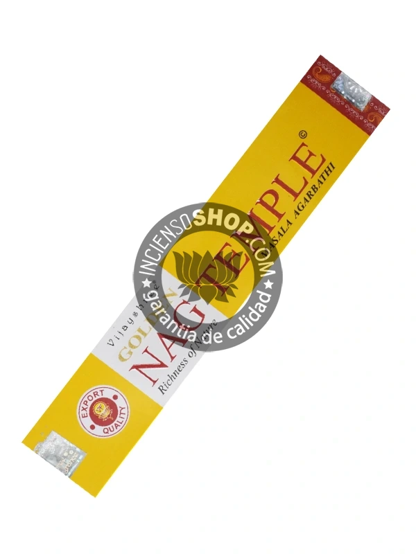 Incienso Golden Nag Temple de Vijayshree Agarbatti Masala unidad de 15g