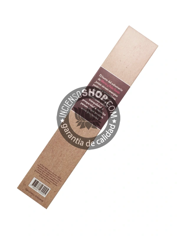 Incienso o sahumerio palo santo con mirra de Sagrada Madre unidad de 20g