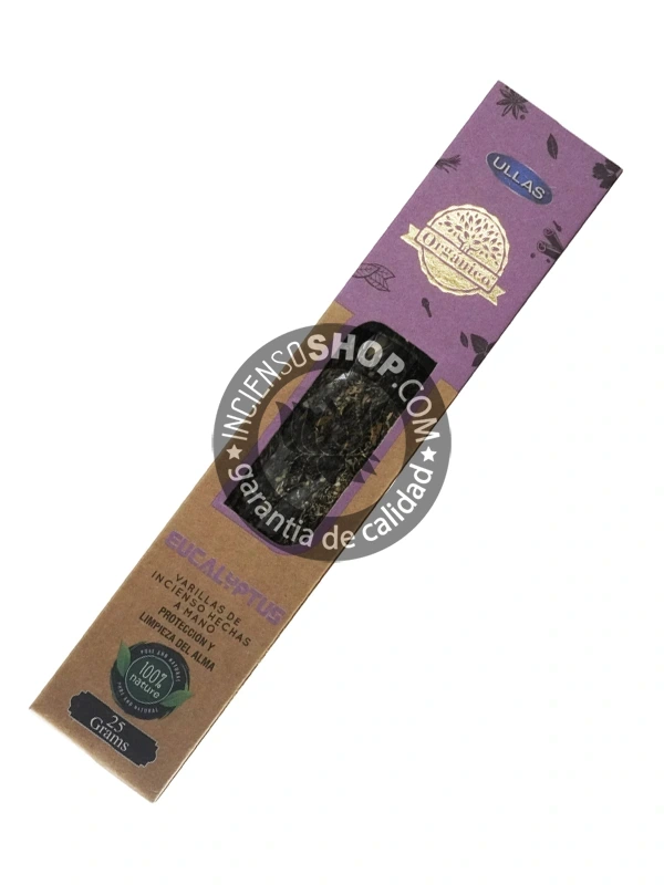 Incienso de Eucalipto organico de Ullas Agarbatti Masala hecho a mano unidad de 25g