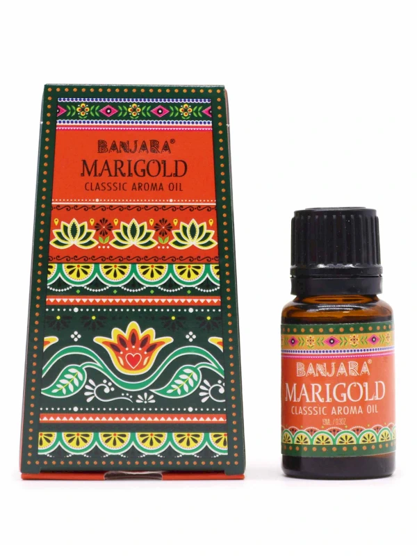 Esencia diluida o aroma de Calendula (Marigold) de Banjara organico en unidad de 10ml