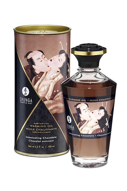 Shunga Aceite de Masaje Efecto Calor Aroma a Chocolate de 100ml