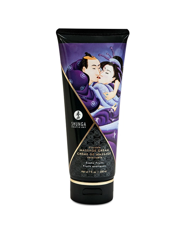 Crema de masaje aroma a frutas exóticas Shunga de 200ml