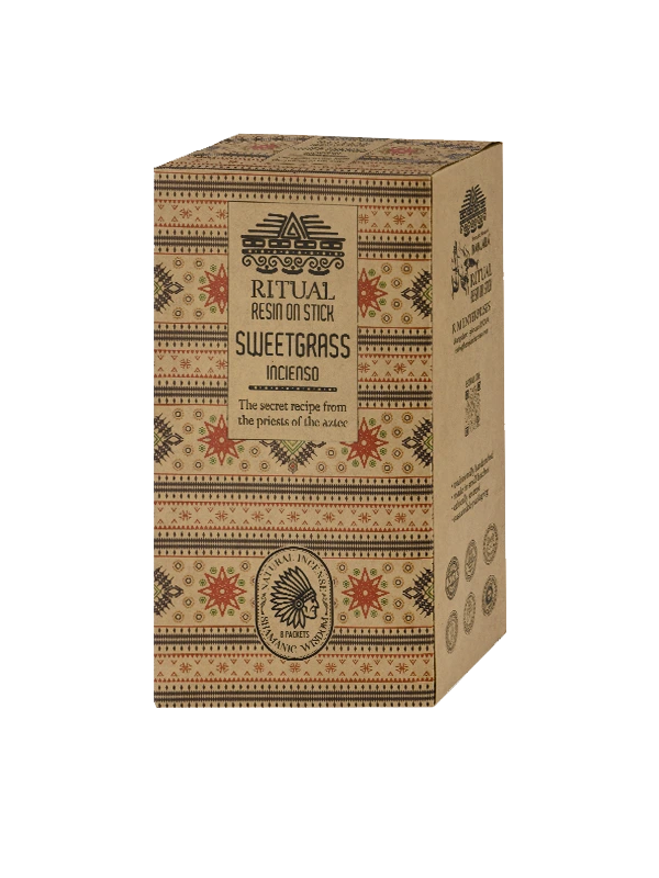 Incienso de sweet grass ritual resin de Banjara agarbatti masala hecho a mano en caja de 8 uds de 25g