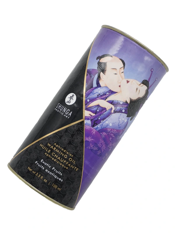 Aceite de masaje efecto calor aroma a frutas exóticas de Shunga 100ml