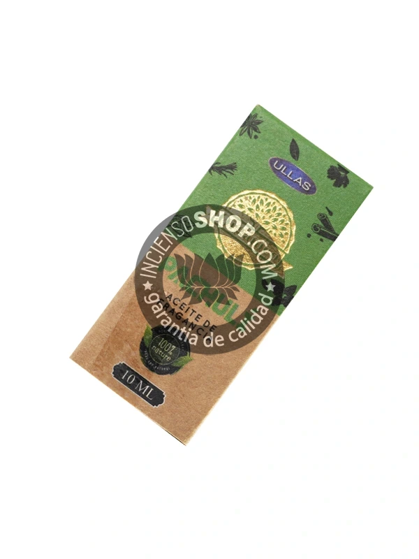 Aceite esencial diluido de pachuli orgánico de Ullas 10ml