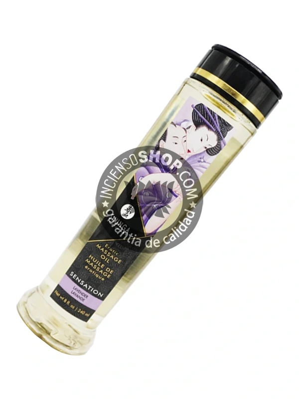 Aceite de masaje erótico sensación lavanda Shunga de 240ml