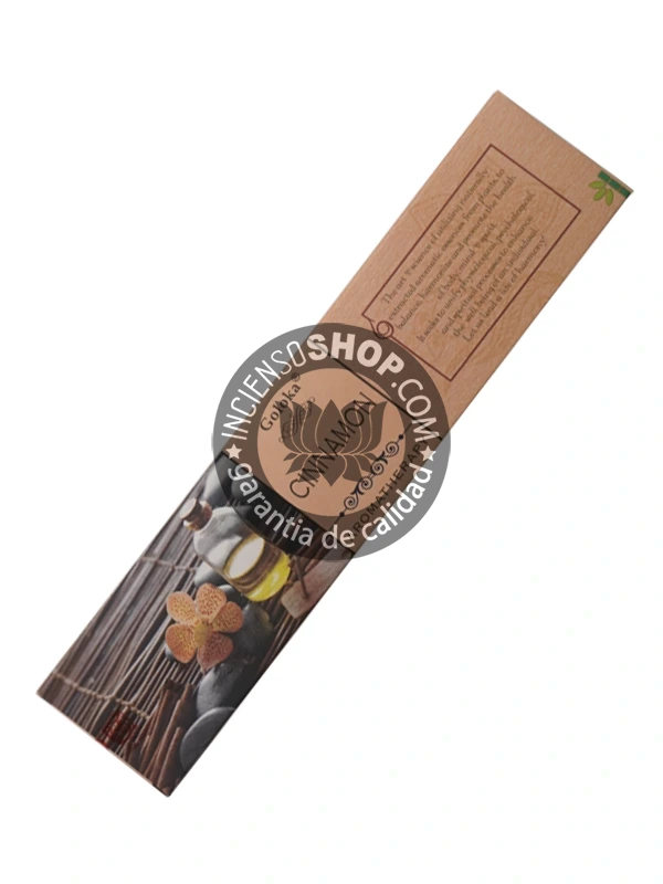Incienso de Canela de Goloka para aromaterapia organico Agarbatti Masala hecho a mano unidad de 15g