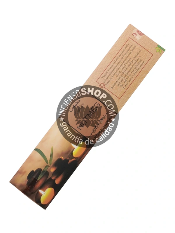 Incienso de Nutmeg de Goloka para aromaterapia organico Agarbatti Masala hecho a mano unidad de 15g