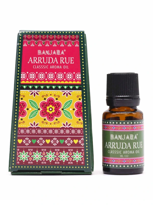 Esencia diluida o aroma de Ruda (Rude) de Banjara organico en unidad de 10ml