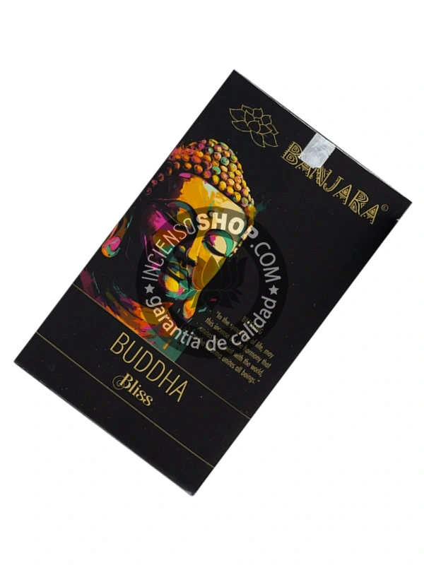 Incienso Bliss Buddha Series de Banjara organico Agarbatti Masala hecho a mano en caja de 12 unidades de 25g