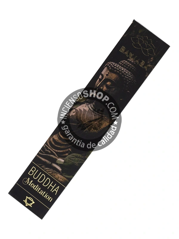 Incienso Meditation Buddha Series de Banjara organico Agarbatti Masala hecho a mano unidad de 25g
