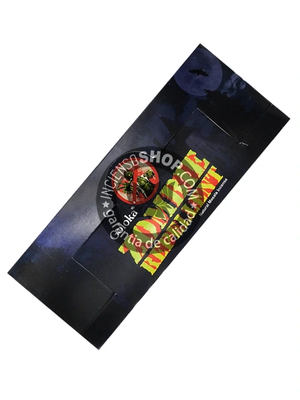 Incienso zombie repellent Black Divine Series de Goloka agarbatti masala hecho a mano en caja 12 uds de 15g