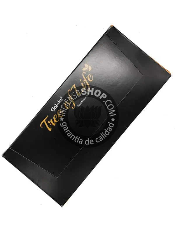 Incienso arbol de la vida Black Divine Series de Goloka agarbatti masala en caja de 12 unidades de 15g