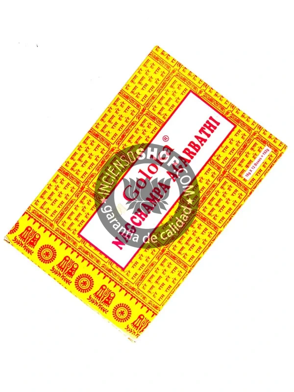 Incienso Nag Champa de Goloka agarbatti masala hecho a mano en Bangalore en caja de 12 unidades de 15g B2B - 5 UD