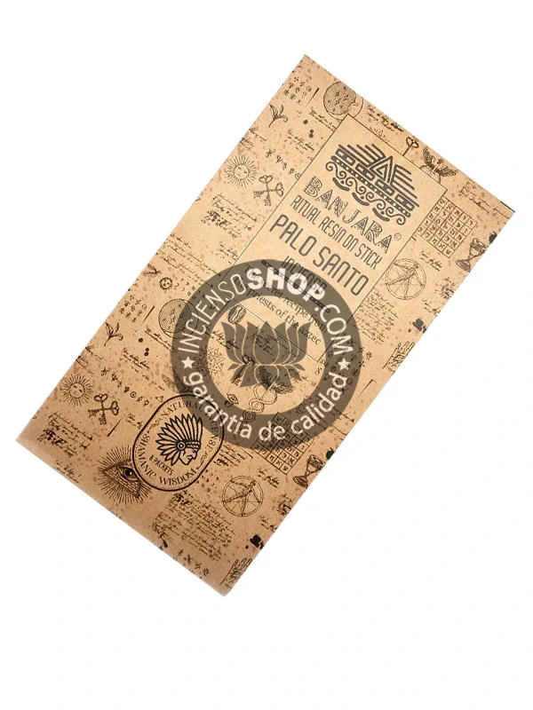 Incienso de palo santo ritual resin de Banjara agarbatti masala hecho a mano en caja de 8 uds de 25g