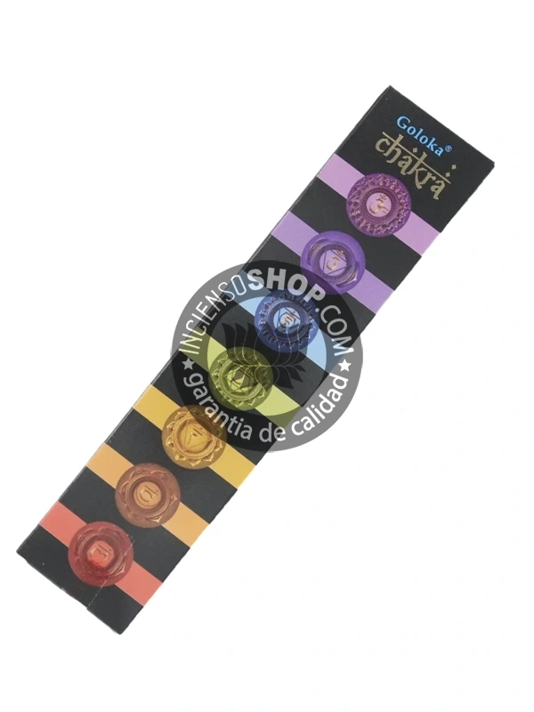 Incienso Chakra Black Divine Series de Goloka Agarbatti Masala hecho unidad de 15g