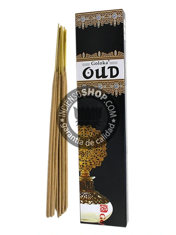 Incienso Oud Black Divine Series de Goloka Agarbatti Masala hecho a mano unidad 15g