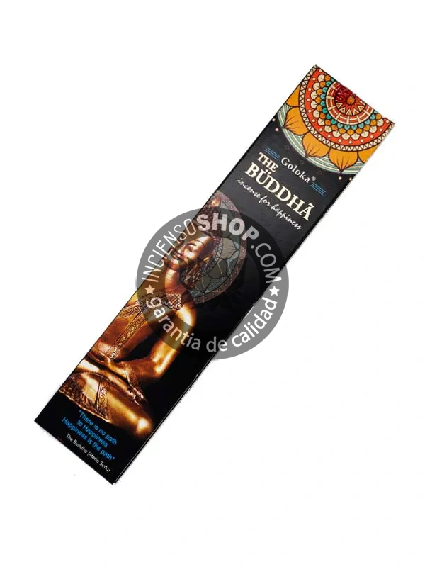 Incienso Buddha Black Divine Series de Goloka Agarbatti Masala unidad de 15g