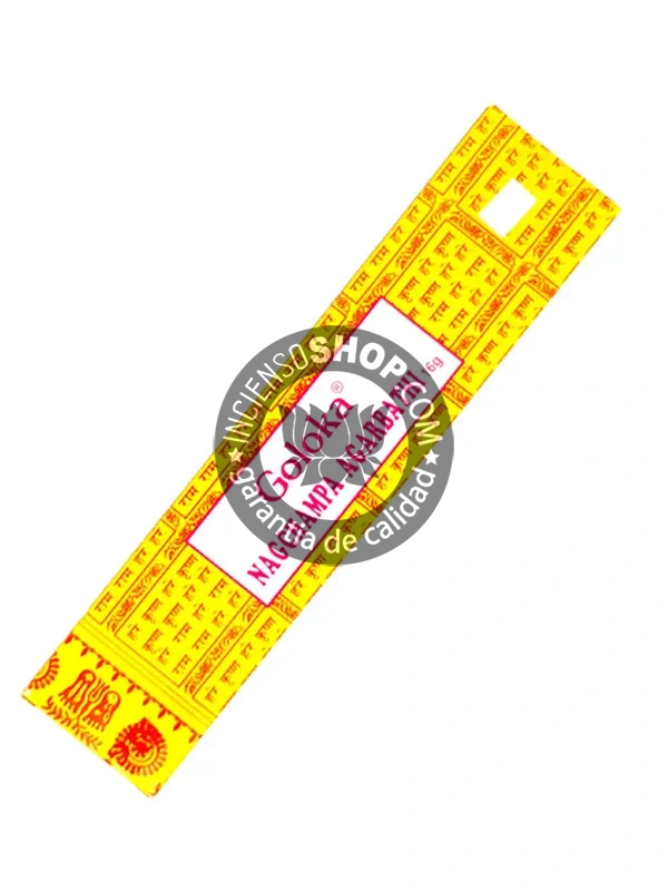 Incienso Nag Champa de Goloka Agarbatti Masala hecho a mano en Bangalore unidad de 15g