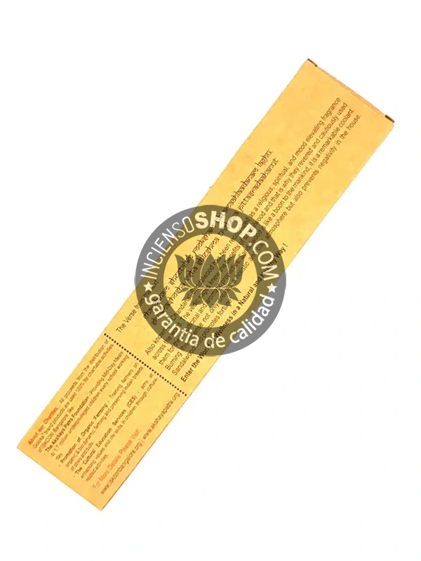 Incienso organico Nature´s Sandalwood de Goloka Agarbatti Masala hecho a mano unidad de 15g - Image 2